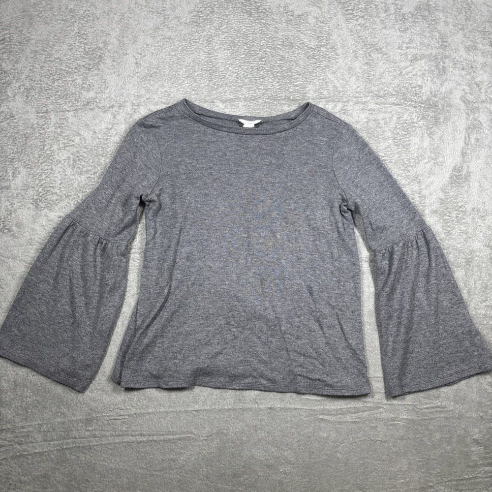 Loft Outlet Lounge Ruffle Lantern Long Sleeve Loose Blouse - Size XS -